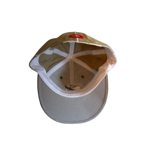 Cincinnati Red Hat Size 7 1/2 Baseball Brown & Tan Embroidered Logo - Picture 4 of 6